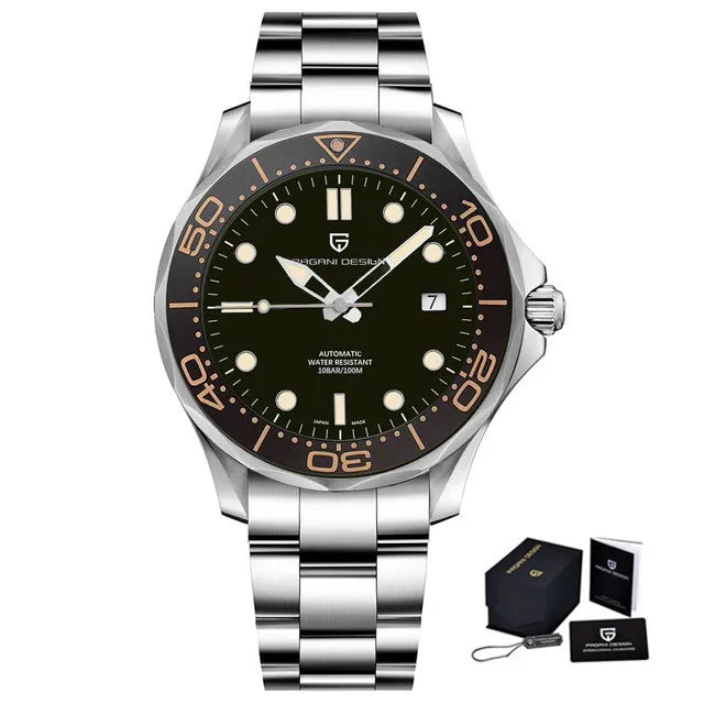 2025 New PAGANI DESIGN 007 Men's Watches Luxury Automatic Watch For Man Mechanical Wristwatches NH35 Men Gift AR Sapphire Mirror