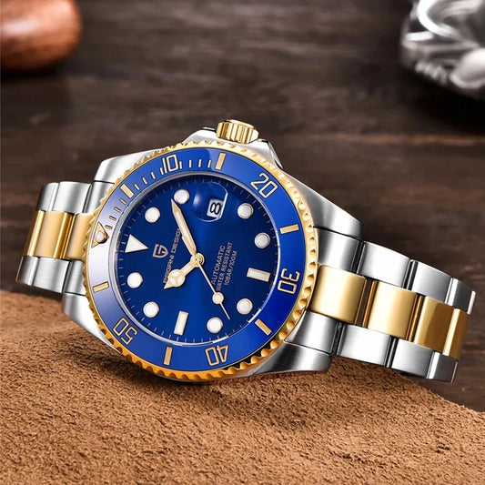 PAGANI DESIGN Top Brand Men's Mechanical Watch Japanese Movement 100m Waterproof Sapphire Glass Men's Automatic Watch