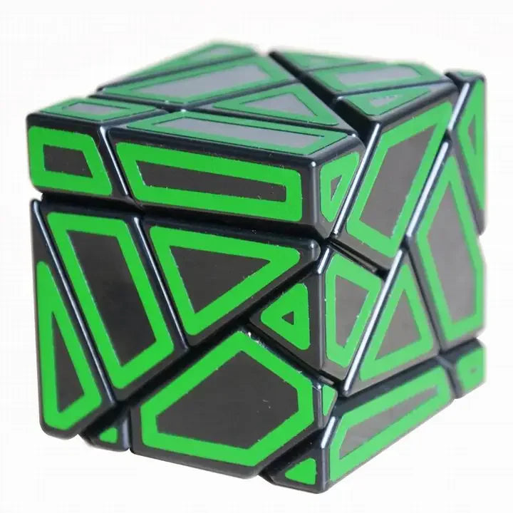 Lefun FangCun Ghost 6cm Cube Magico 3x3 Strange-shape Cube Magic Puzzle Hollow Sticker SpeedCube Educational Toys Ghost Cube