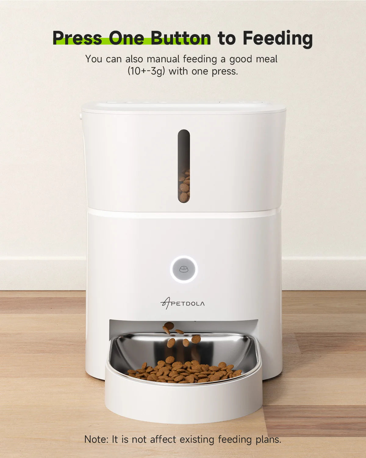 APETDOLA 4L Automatic Cat Food Dispenser Dry Food Timed Feeders Smart Pet Feeder For Cats Dog Accessories