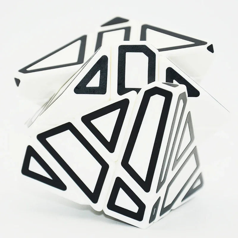 Lefun FangCun Ghost 6cm Cube Magico 3x3 Strange-shape Cube Magic Puzzle Hollow Sticker SpeedCube Educational Toys Ghost Cube