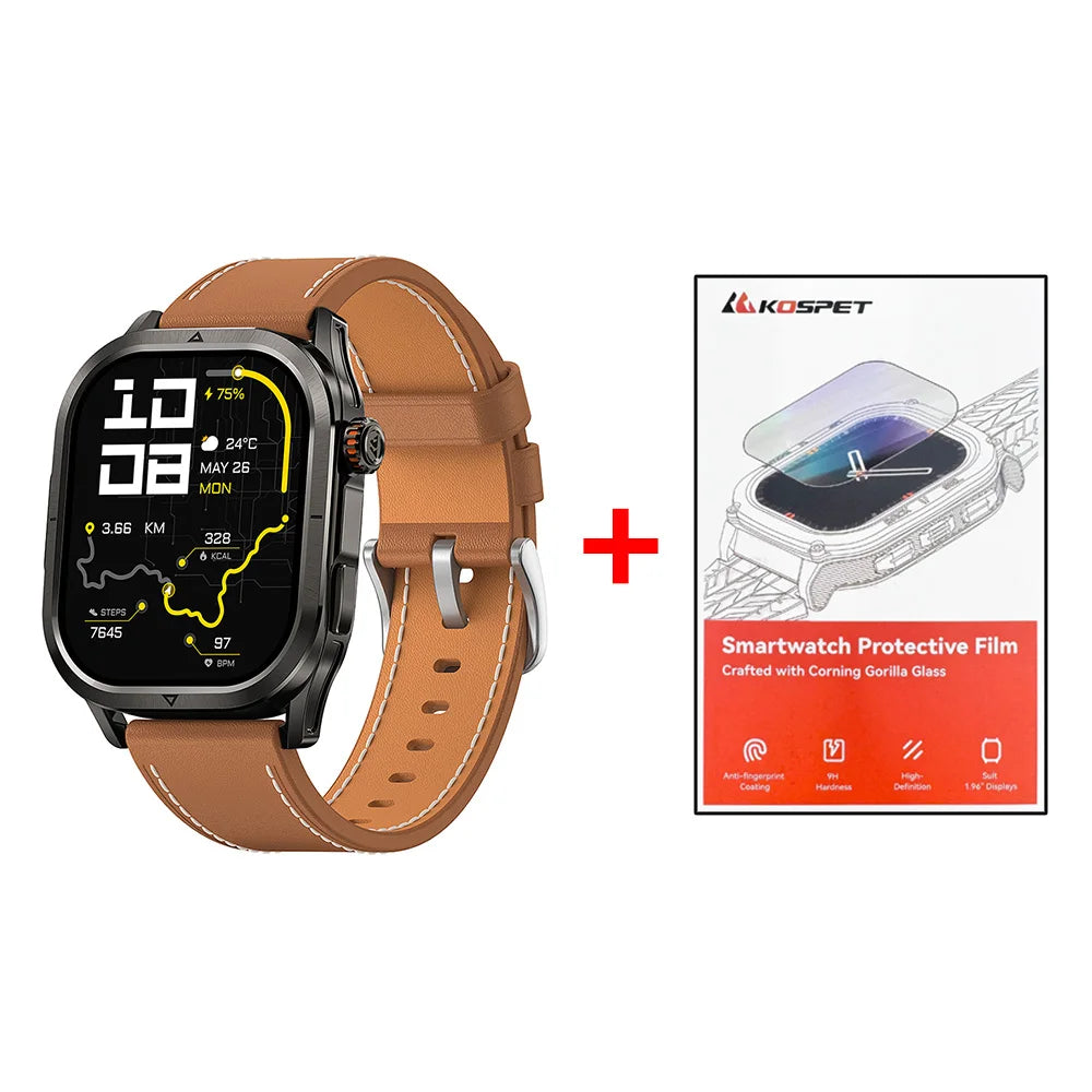 KOSPET MAGIC P10 GPS Smart Watch For Men Women 180 Sport Modes 5ATM IP69K Waterproof Anti--fingerprint Touchscreen Dual-band ALI