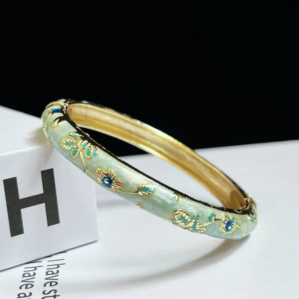 Chinese Women's Hand Bracelet Enamel