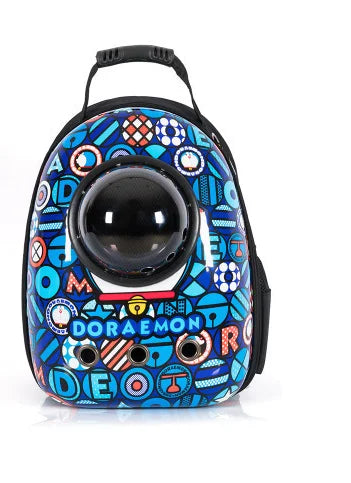 Pet bag cat bag space capsule breathable outdoor portable backpack dog bag backpack large cartoon cat backpack