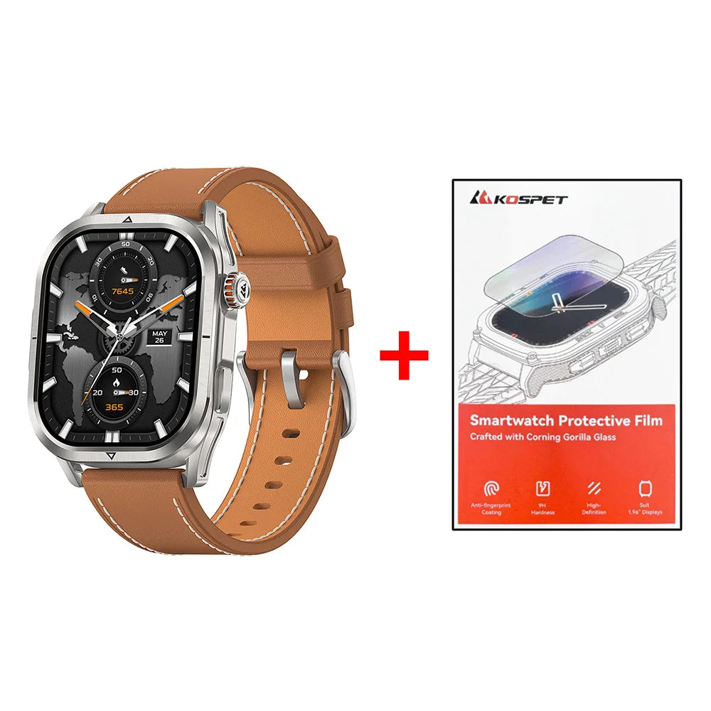 KOSPET MAGIC P10 GPS Smart Watch For Men Women 180 Sport Modes 5ATM IP69K Waterproof Anti--fingerprint Touchscreen Dual-band ALI