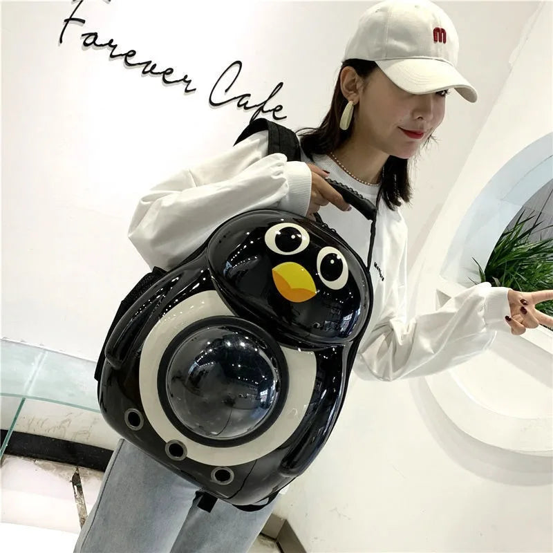 Pet bag cat bag space capsule breathable outdoor portable backpack dog bag backpack large cartoon cat backpack