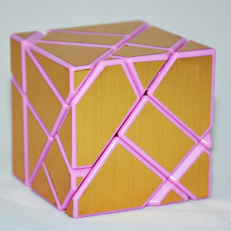 Lefun FangCun Ghost 6cm Cube Magico 3x3 Strange-shape Cube Magic Puzzle Hollow Sticker SpeedCube Educational Toys Ghost Cube