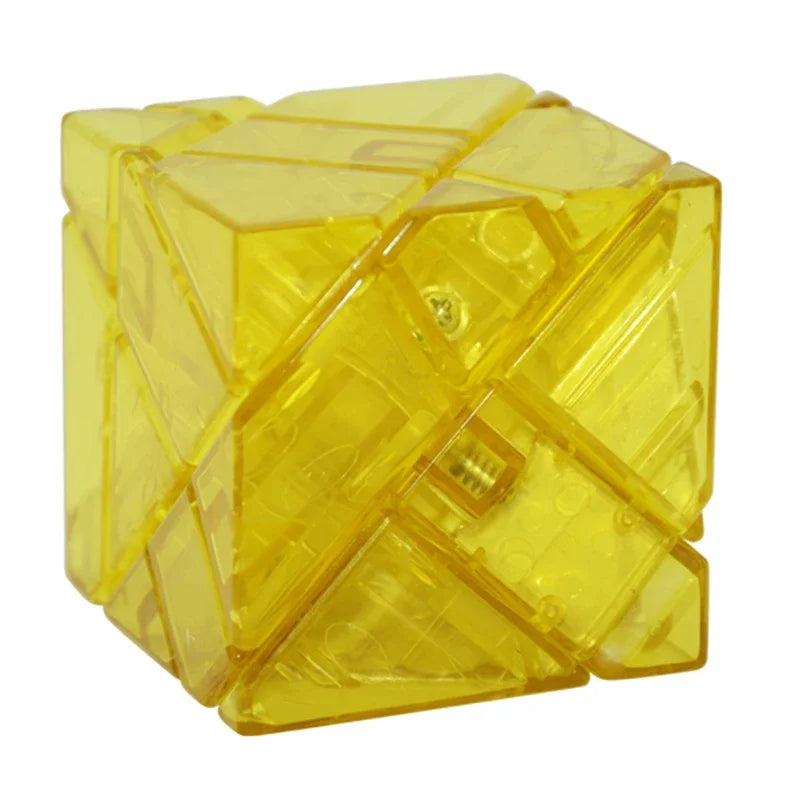 Lefun FangCun Ghost 6cm Cube Magico 3x3 Strange-shape Cube Magic Puzzle Hollow Sticker SpeedCube Educational Toys Ghost Cube