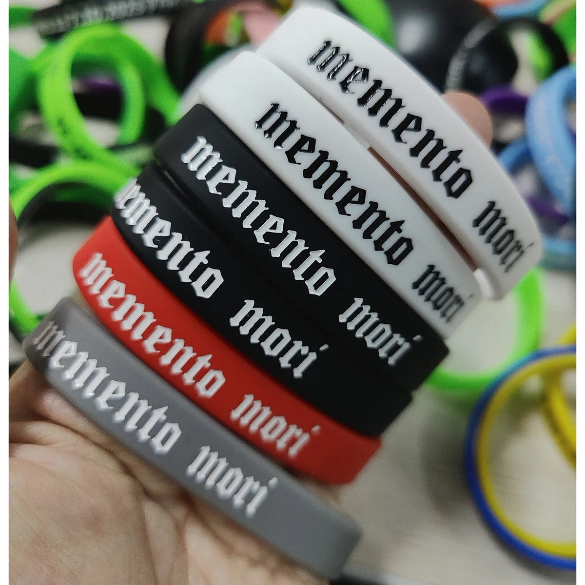 1PCS Engraved Personalized Custom Wristband SOS ID Bracelet Phone Number Silicone DIY Band for Birthday Party Events Anti-lost