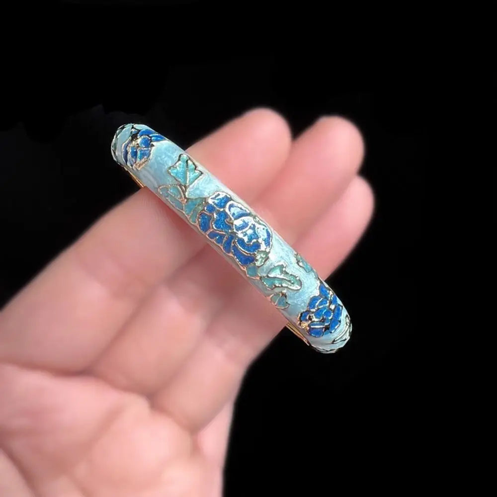 Chinese Women's Hand Bracelet Enamel