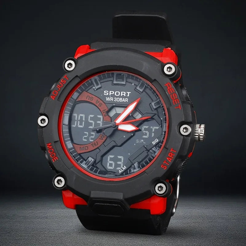 Men Mechanical Wristwatch Waterproof Automatic LED Watch Men Mechanical Watches World Time Stop Time AlarmRelogio Masculino