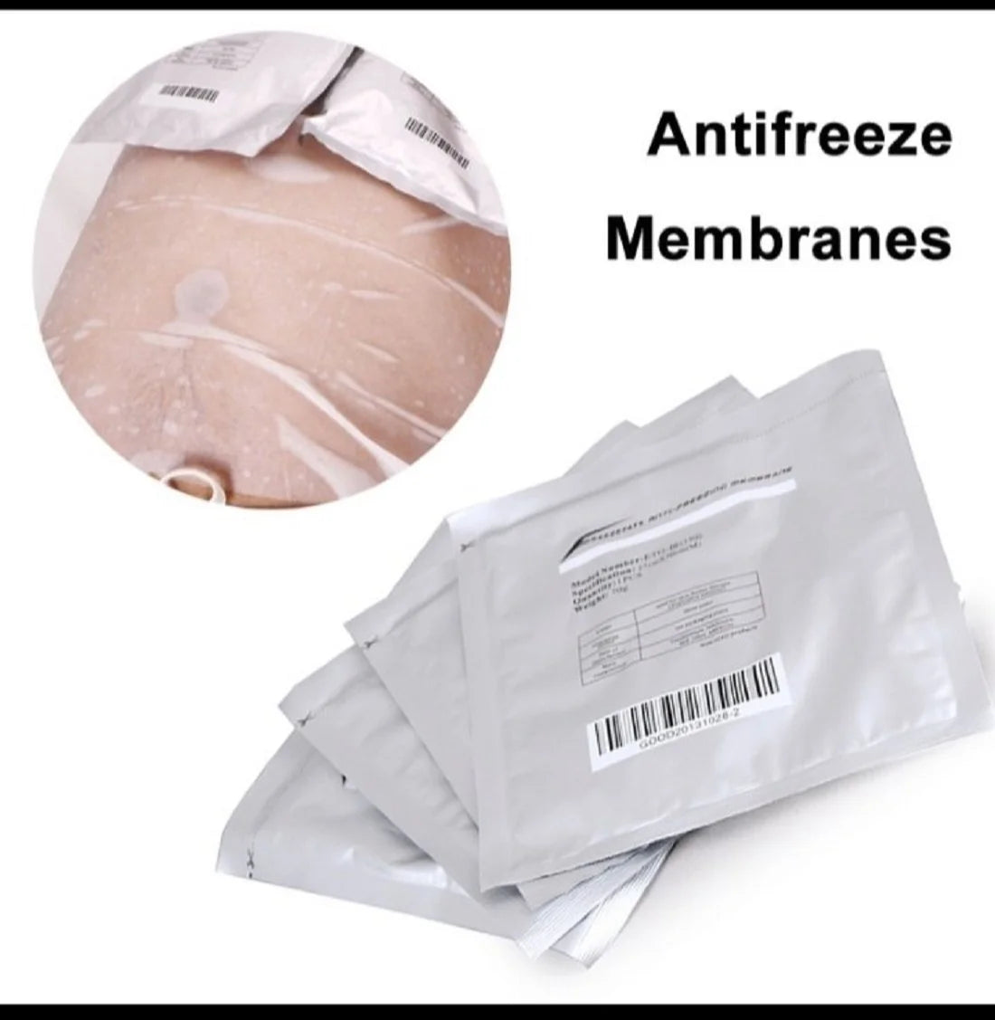 100% Effect Fat Freezing Membrane Anti Freeze Sterile Single Packaged Antifreeze Membrane Body Slimming Fat Cryo Cooling Pad