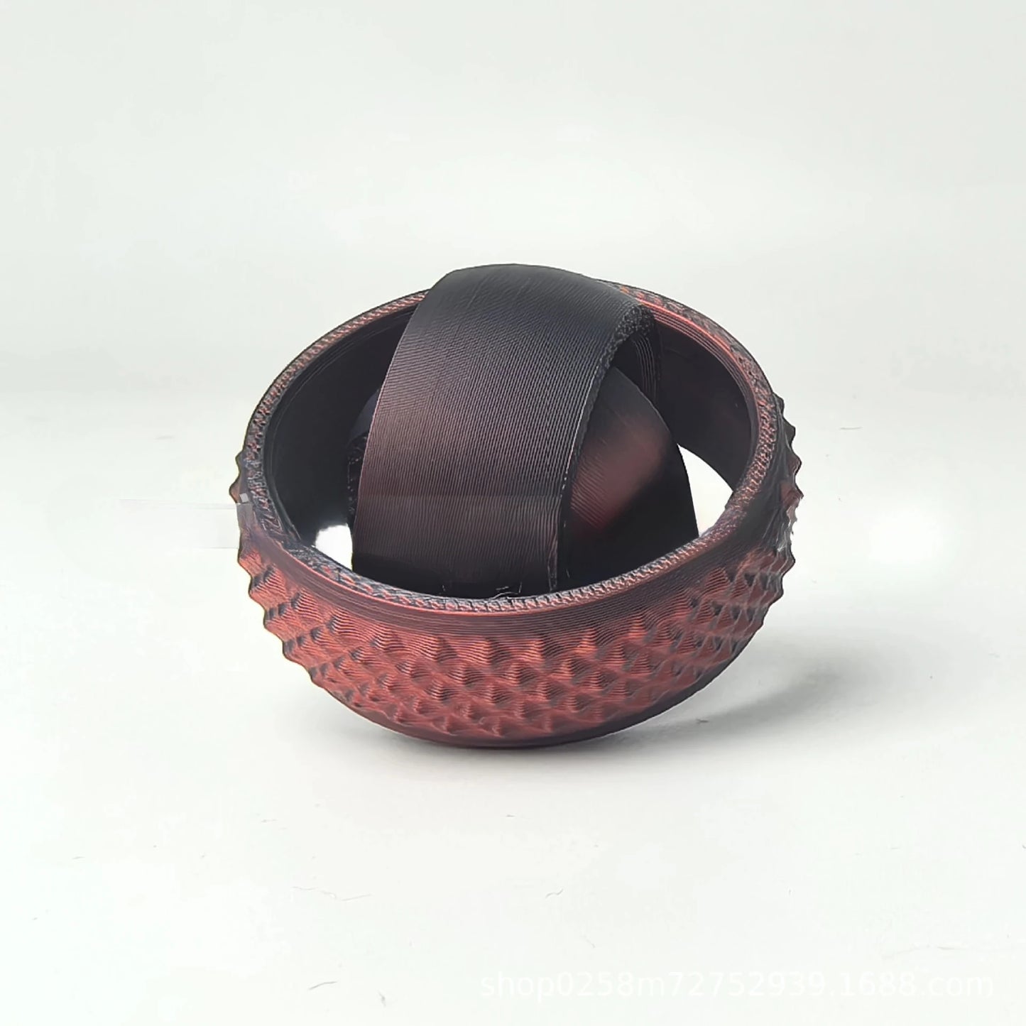 New 3D Printed Rotating Ball Toy O-Shaped Universal Fingertip Gyroscope Gravity Rotation Anxiety Relief Decompression Cool Toy