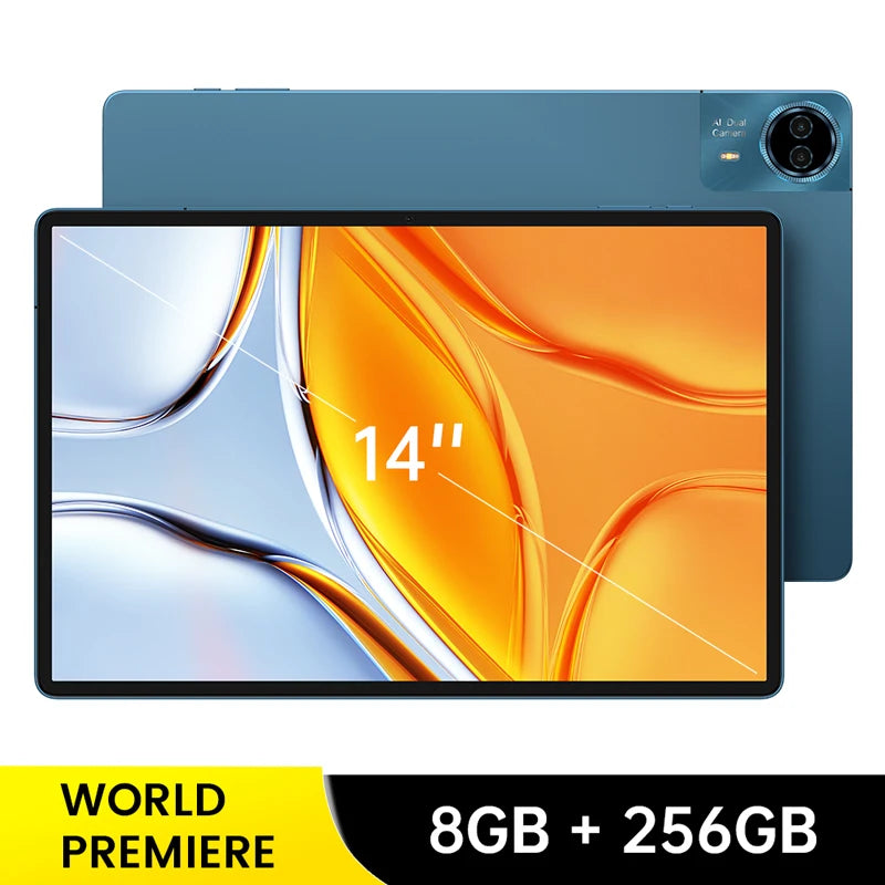 【World Premiere】Teclast T70 Tablet 14" FHD Display Android 14 MTK Helio G99 8GB/256GB 10000mAh Battery 18W 4G LTE Global Version