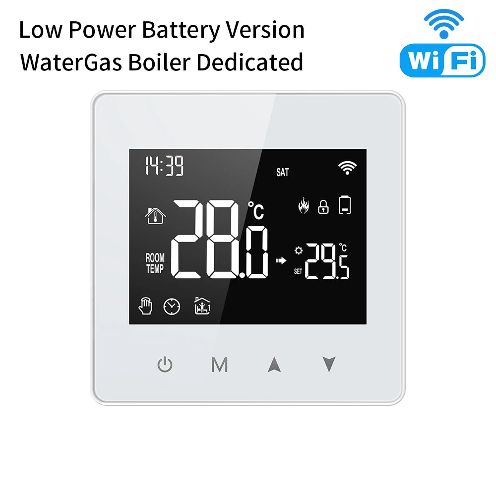 AVATTO Tuya WiFi/ZigBee Smart Thermostat Low Power Battery Water Gas Boiler Temperature Controller For Alexa Google Home Alice