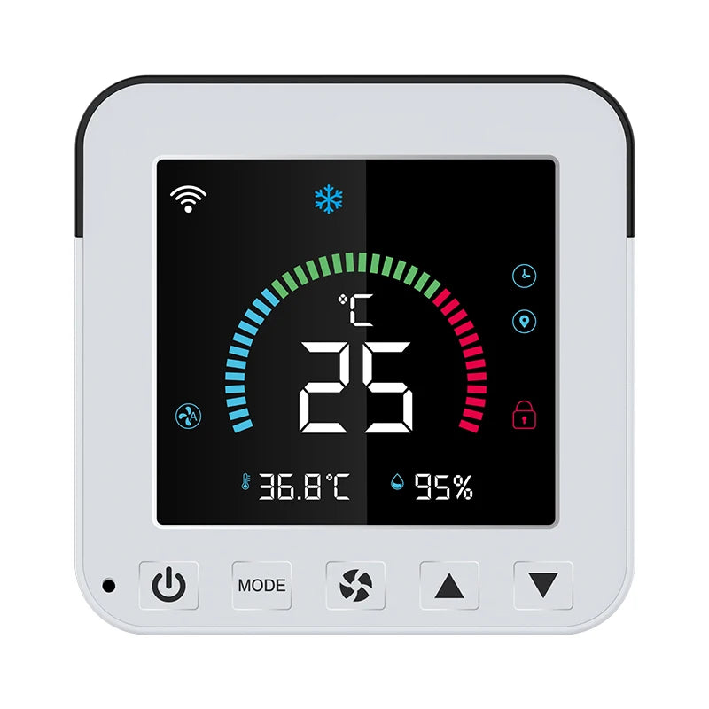 Tuya WiFi Smart Air Conditioner Controller Temperature Humidity Infrared Controller USB Power LCD Touch Screen Google Home Alexa