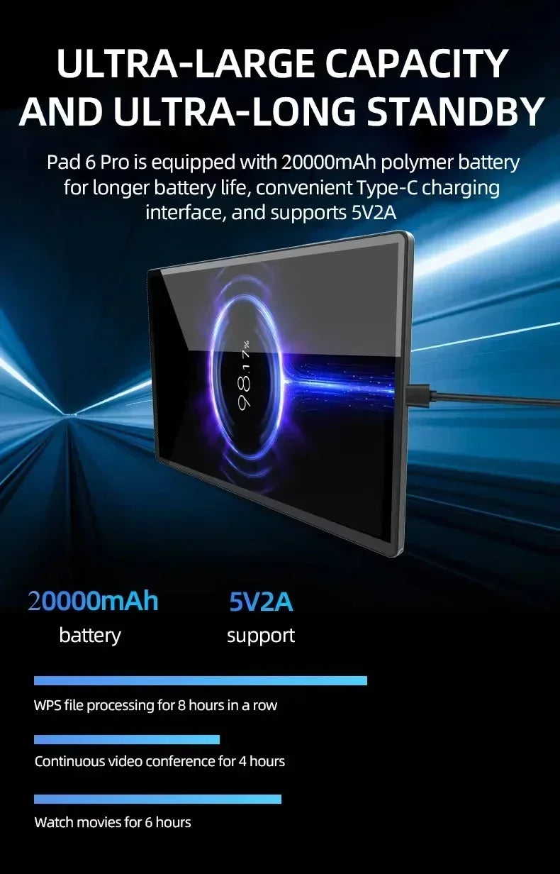 2025 NEW Original MI Pad 7 Pro Tablet 11inch Snapdrago 8gen2 HD 4K Android 14 22GB+2T 20000mAh 5G Dual SIM WiFi GPS Tablet PC