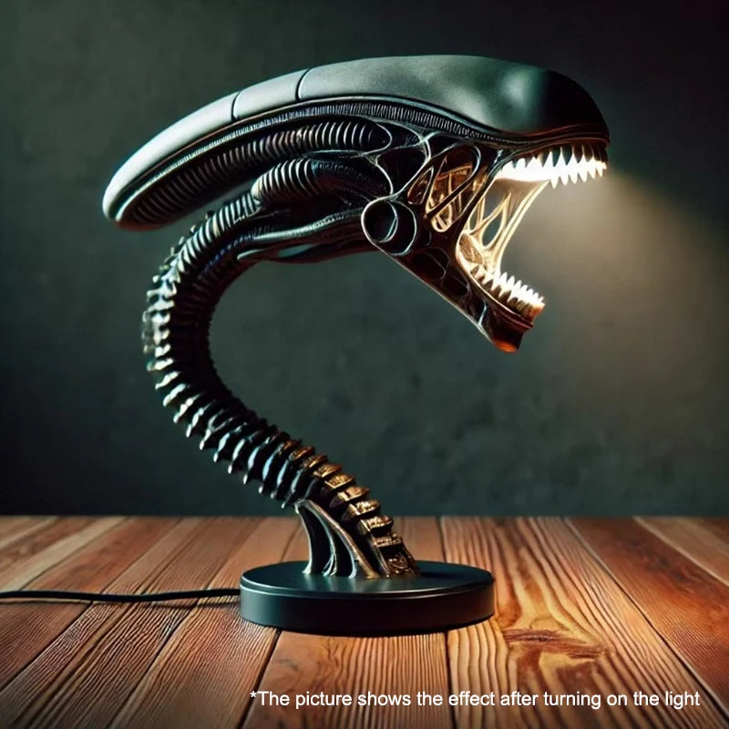 〔CC55〕Unique Alien Creature Lamp Stand, Bedroom Home Decorative Lamps, Resin Decoration Items Ornaments, Two Styles Optional,1pc