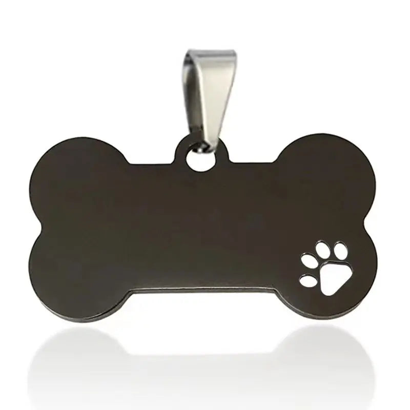 Personalized Dog Tag Necklace Custom Stainless Steel Name Engraved Identity Tag For Dog Collar Anti Loss Pet Nameplate Pendant