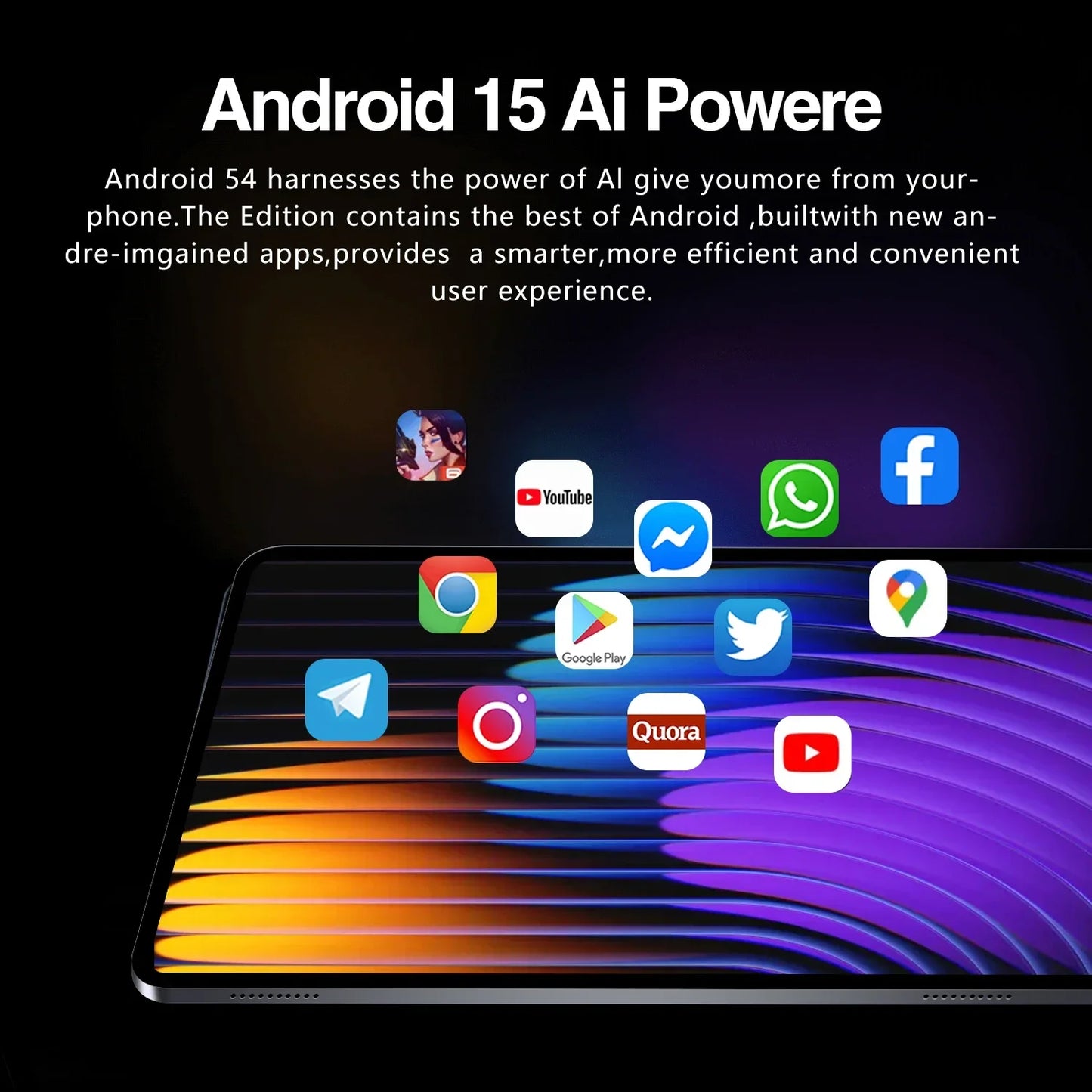 Global Edition Original Pad 7 Ultra Tablet Snapdragon 8th Generation 3 Android15 22GB+2TB 5G Dual Card 10 Core 20000mAh WiFi Tab