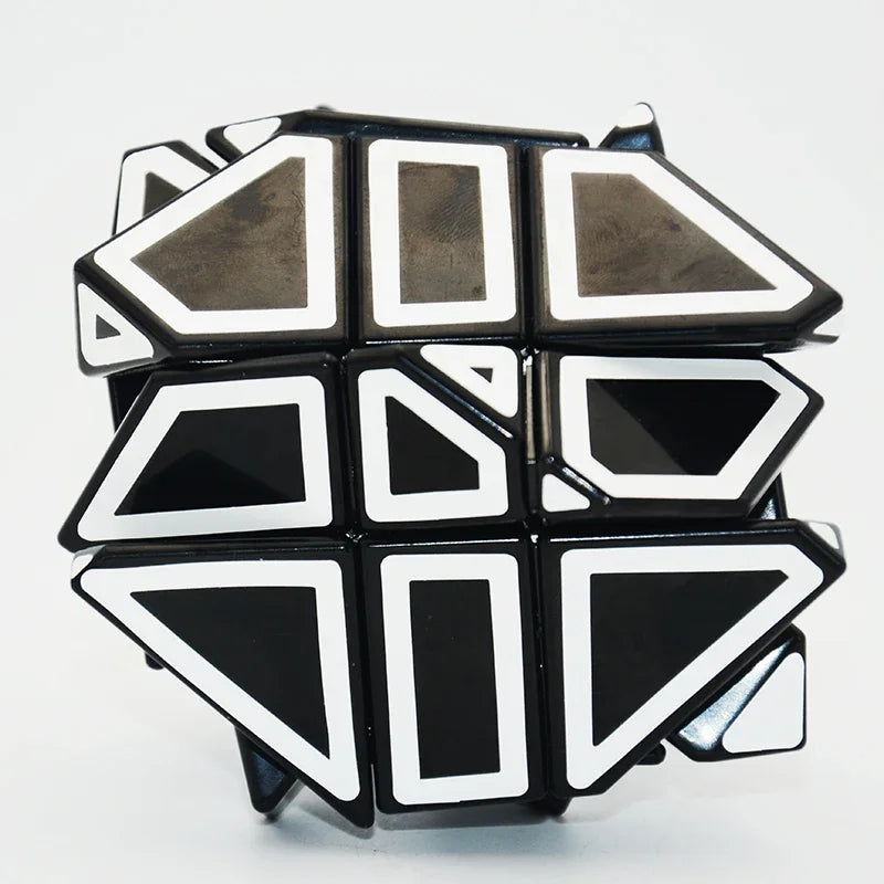 Lefun FangCun Ghost 6cm Cube Magico 3x3 Strange-shape Cube Magic Puzzle Hollow Sticker SpeedCube Educational Toys Ghost Cube