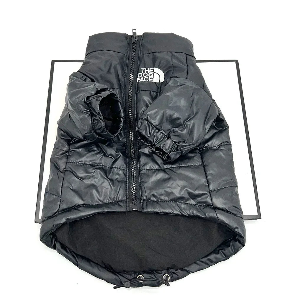 The Dog Face Winter Pet Dog Down Jacket Clothes for Small Medium Dogs Warm Thick White Duck Down Vest French Bulldog Puppy Coat
