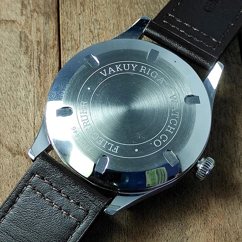 40mm Fashion Men's Army Pilot Watch Outdoor Waterproof Vh31 Movement Strong Luminous Large Dial Sapphire Glass Stainless Steel