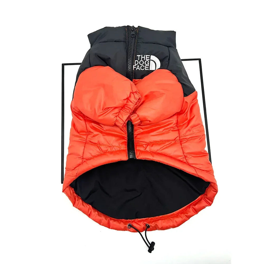 The Dog Face Winter Pet Dog Down Jacket Clothes for Small Medium Dogs Warm Thick White Duck Down Vest French Bulldog Puppy Coat