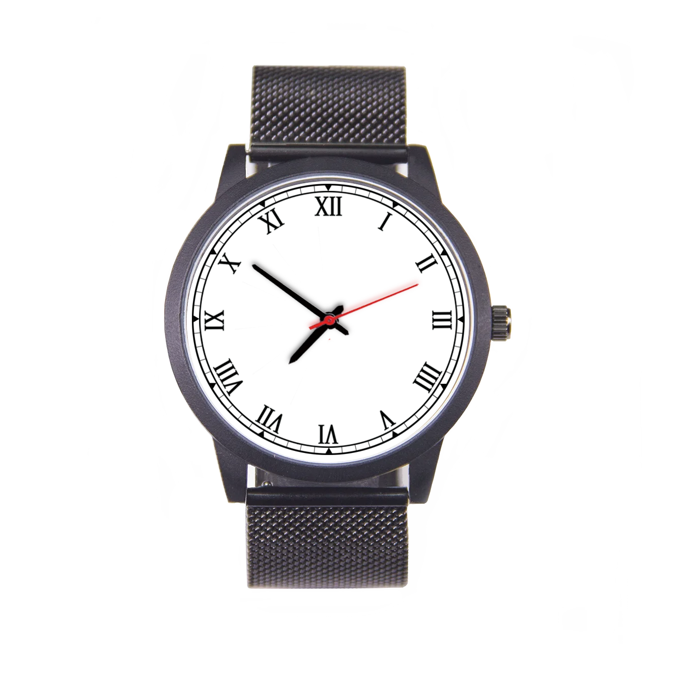 2025 Men's Watch Personalized Customizable Roman Font Quartz Wrist Campus Punk Cool Style Gift Festival Souvenir