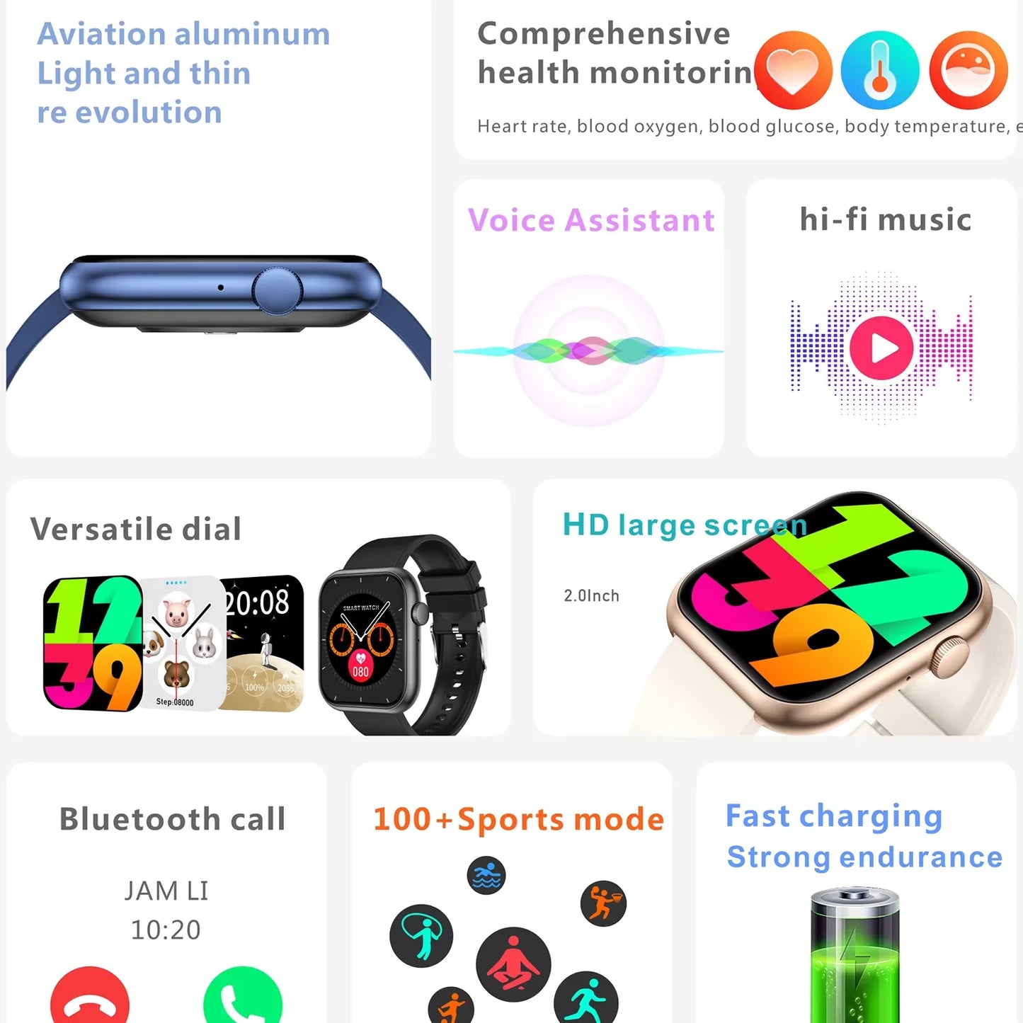 for Ulefone Armor 27T Pro Armor 24 Men Outdoor Smart Watch Bluetooth Call Health Monitoring Sport Fitness Tracking Smartwatch