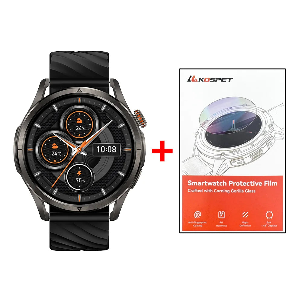 2025 KOSPET MAGIC R10 GPS Smart Watch For Men Women Dual-Band 180 Sport Modes Health Management 5ATM Waterproof Anti-fingerprint