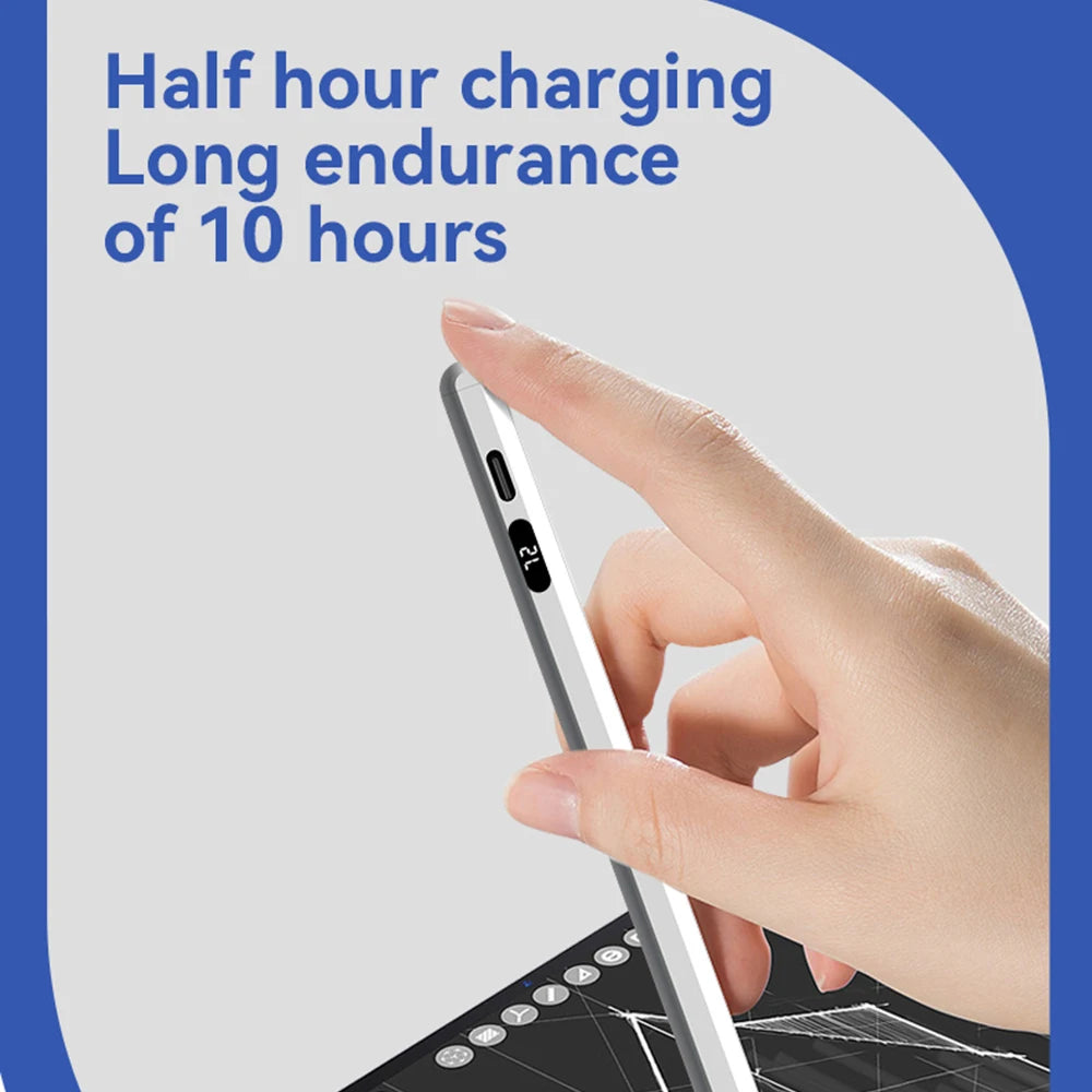 Universal Stylus Pen With Digital Power Display For Huawei Lenovo Samsung Phone Xiaomi For Tablet Mobile Phone Touch Pen