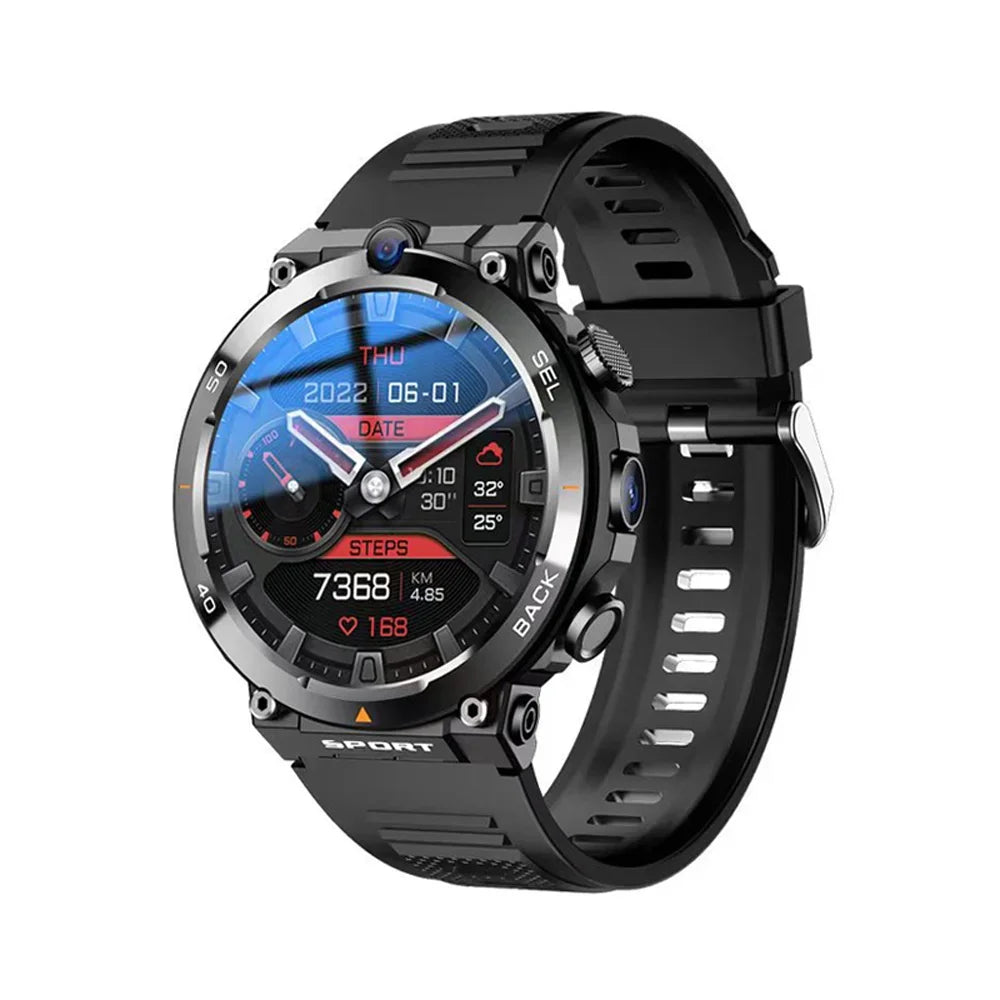 4G LTE Smartwatch 2025 Android os GPS Video Voice Wi-Fi Call Messaging HD Dual Cameras 4G Sim Card WIFI Men's Smart Watch 2025