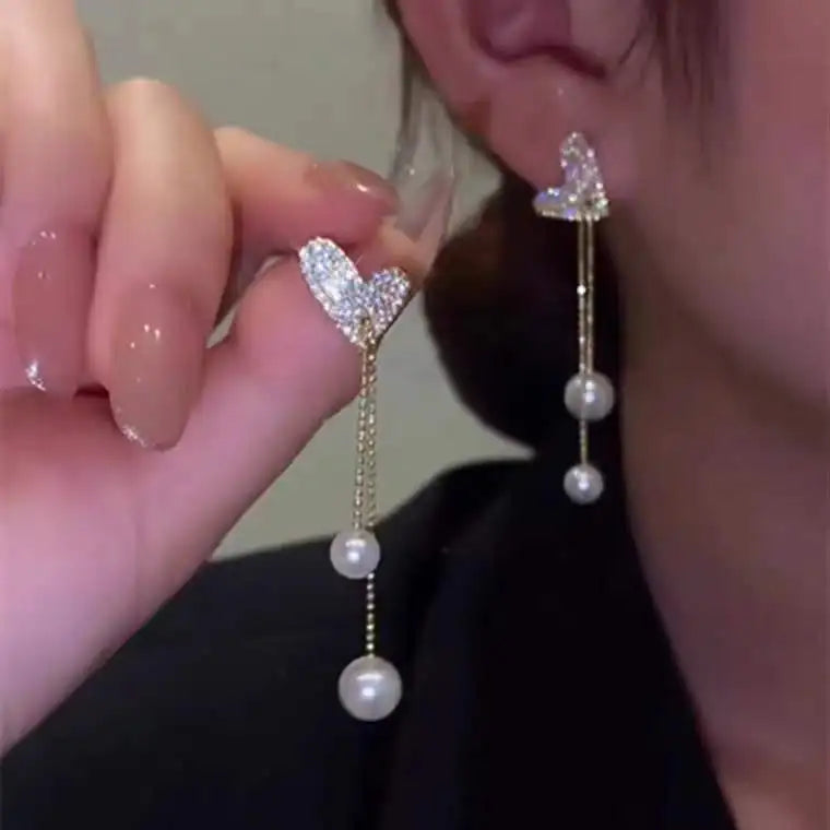 New Fashion Trend Unique Design Elegant Delicate Butterfly Zircon Earrings Women High Jewelery Wedding Party Gifts
