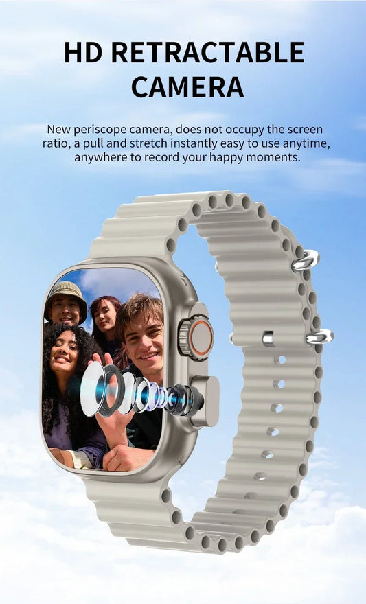 BW9 Pro Smartwatch - Independent SIM card calling, dual-core CPU, 2D graphics enhancement and an ultra-long 400mAh battery life