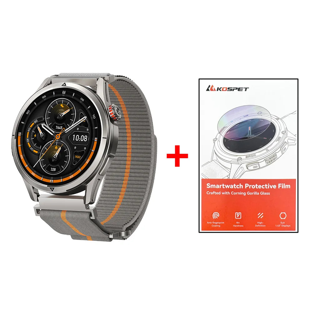 2025 KOSPET MAGIC R10 GPS Smart Watch For Men Women Dual-Band 180 Sport Modes Health Management 5ATM Waterproof Anti-fingerprint