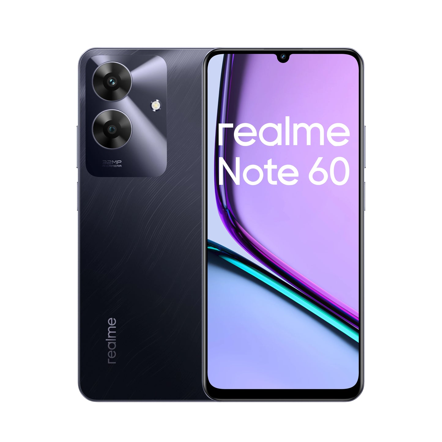 realme Note 60 4+256GB 6.74'' 90Hz Display Phone 32MP Clear Camera 5000mAh IP64 Waterproof Drop Resistant All-round Protection