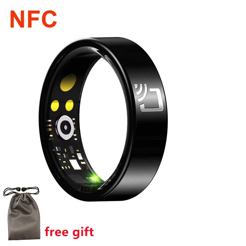 R20 Smart Ring Men Women NFC Access Control Camera Control Sleep Monitor Fitness Tracker IP68 Waterproof Finger Rings