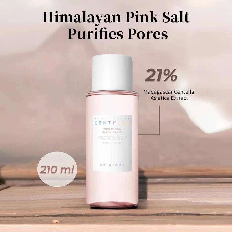 Korean Centella Pink Salt Fresh Ampoule Toner Facial Serum cleanser and Moisturiser Cream Skincare Original Products Full Set
