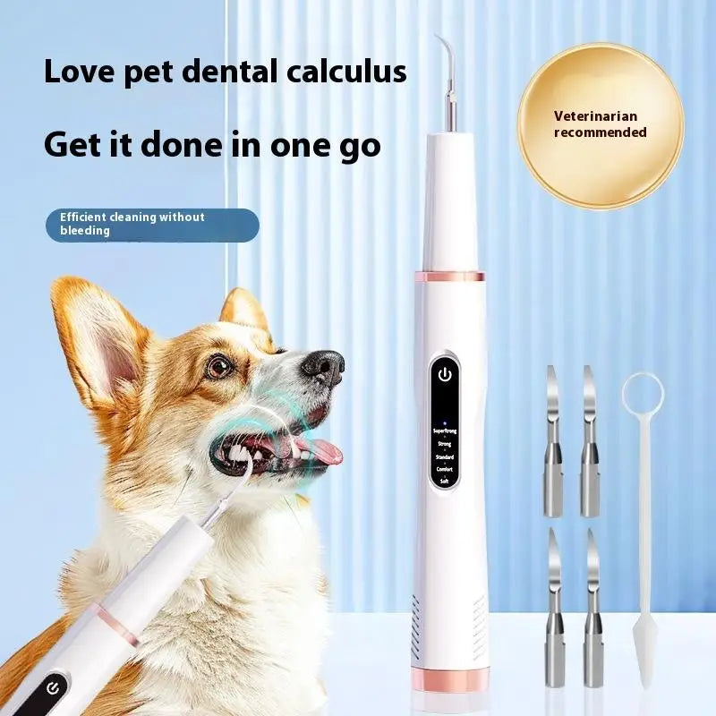 Dog Cat Grooming Smart Dental Ultrasonic Scaler Household Tooth Stone Remover Tooth CleanerTooth Oral Cleaning Tools