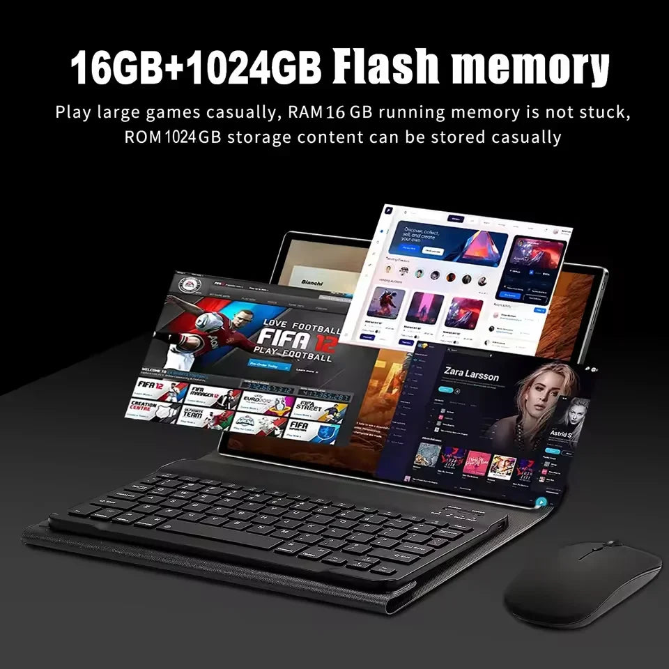 2025 Global Pad S30 Pro 11 inch Tablet Android16 16GB+1TB MTK6797 4K HD Screen 5G WIFI Bluetooth WPS 10000mAh Google Play Tab PC