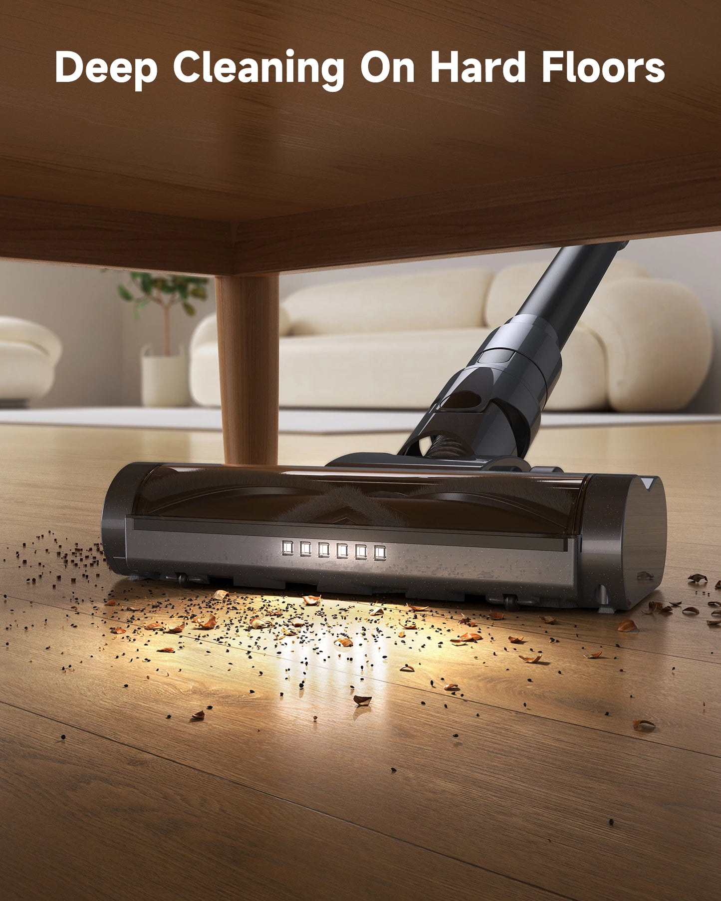 Lubluelu 30000Pa Cordless Vacuum Cleaner Powerful Suction Wireless Vacuum Cleaner Anti-Tangle Vacuum for Hard Floor Pet Hair
