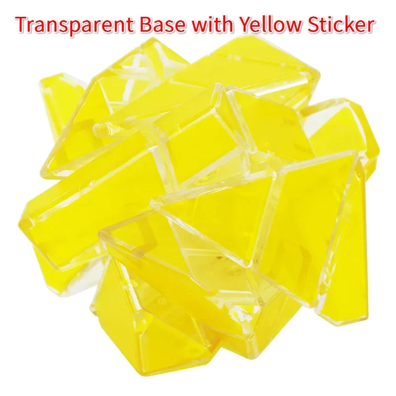 Lefun FangCun Ghost 6cm Cube Magico 3x3 Strange-shape Cube Magic Puzzle Hollow Sticker SpeedCube Educational Toys Ghost Cube