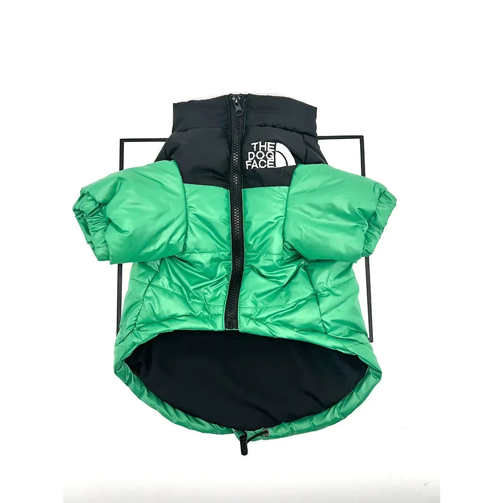 The Dog Face Winter Pet Dog Down Jacket Clothes for Small Medium Dogs Warm Thick White Duck Down Vest French Bulldog Puppy Coat