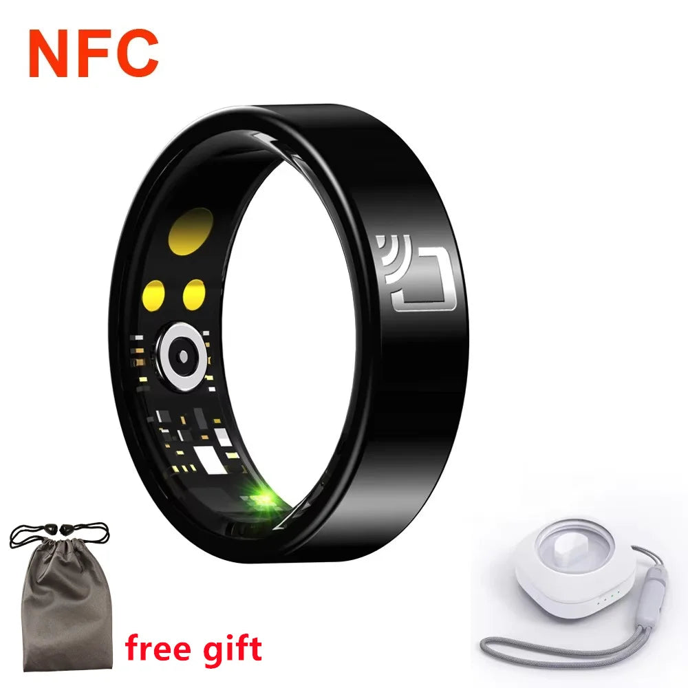 R20 Smart Ring Men Women NFC Access Control Camera Control Sleep Monitor Fitness Tracker IP68 Waterproof Finger Rings