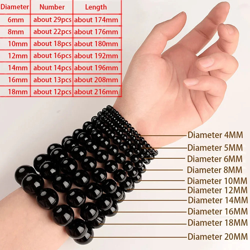 Natural Tiger Eye Stone Bracelet Men and Women Natural Stone Jewelry Healing Buddha Elastic Rope Couple Crystal Bead Bracelet