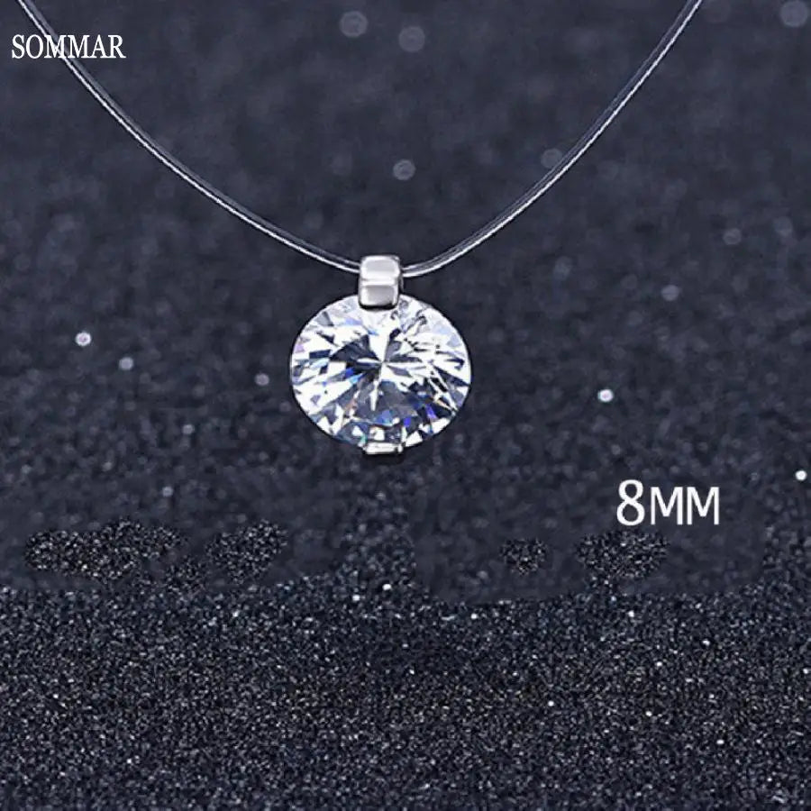 SOMMAR Vintage Love PVD plated collar necklace for women round zircon round zircon neck jewelery Costume Jewellery