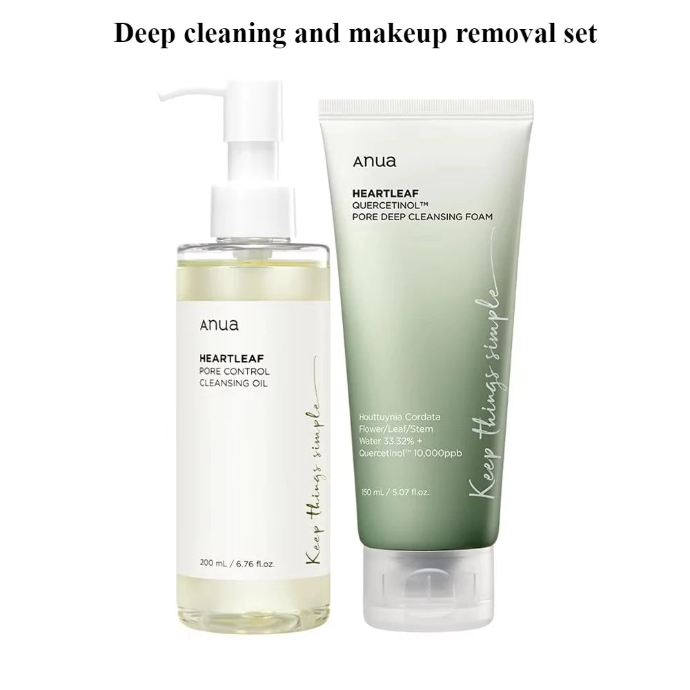 Korean Anua Heartleaf Acne Rice 70 Glowing Milky Toner 77 Lotion Whitening Cream Serum Faciales Originales Skincare Products set