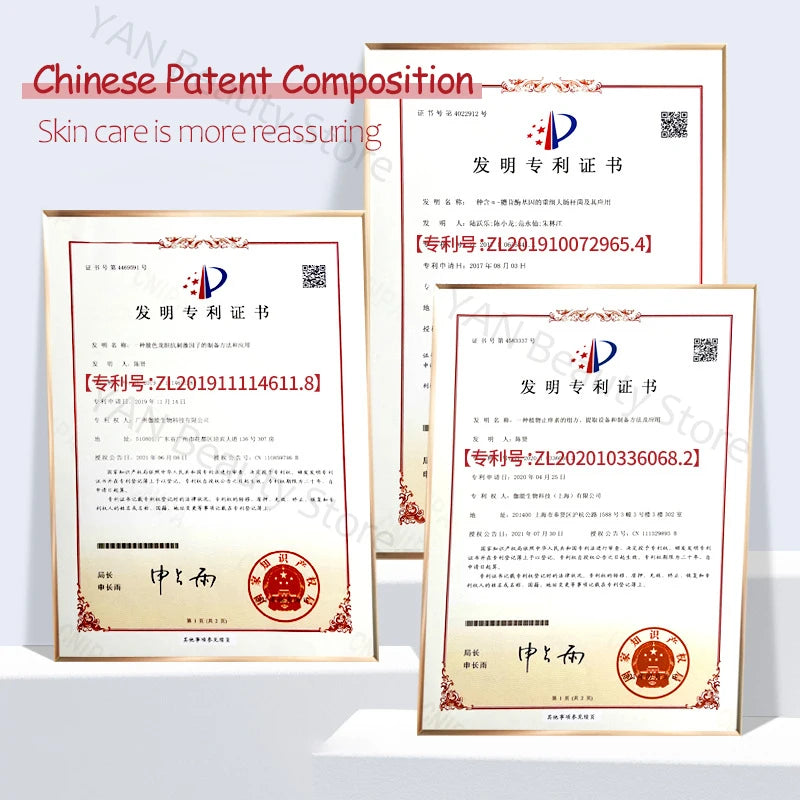 Polypeptide/Hexapeptide/Tripeptide Anti Wrinkle Freeze-dried Powder Set Glossy Skin Radiance Essence Facial Skincare Products
