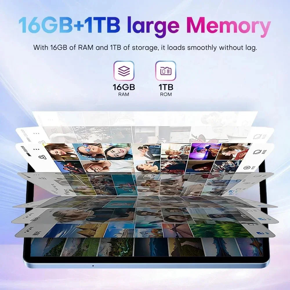 2025 Original Hauwei Pad P80 Pro Tablet PC 11Inch HD 4K Screen Android 15 Snapdragon 8 Gen3 Mini PC 5G Network WiFi GPS Tablets